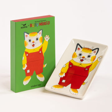 Magpie x Richard Scarry Huckle Rectangular Trinket Tray