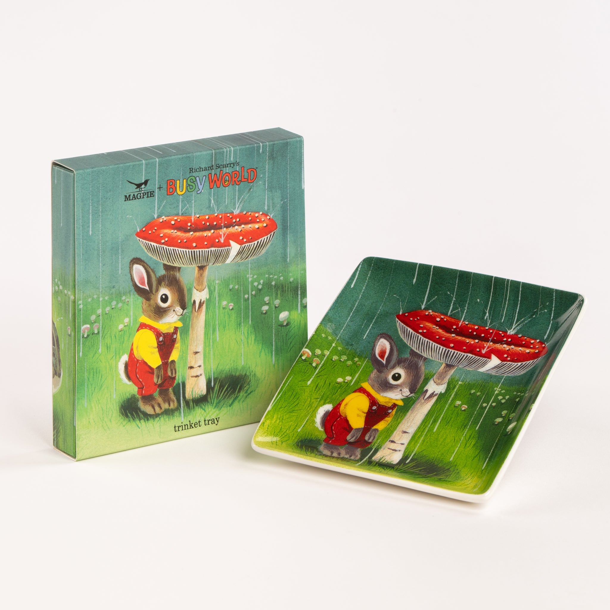 Magpie x Richard Scarry I am A Bunny Mushroom Trinket Tray