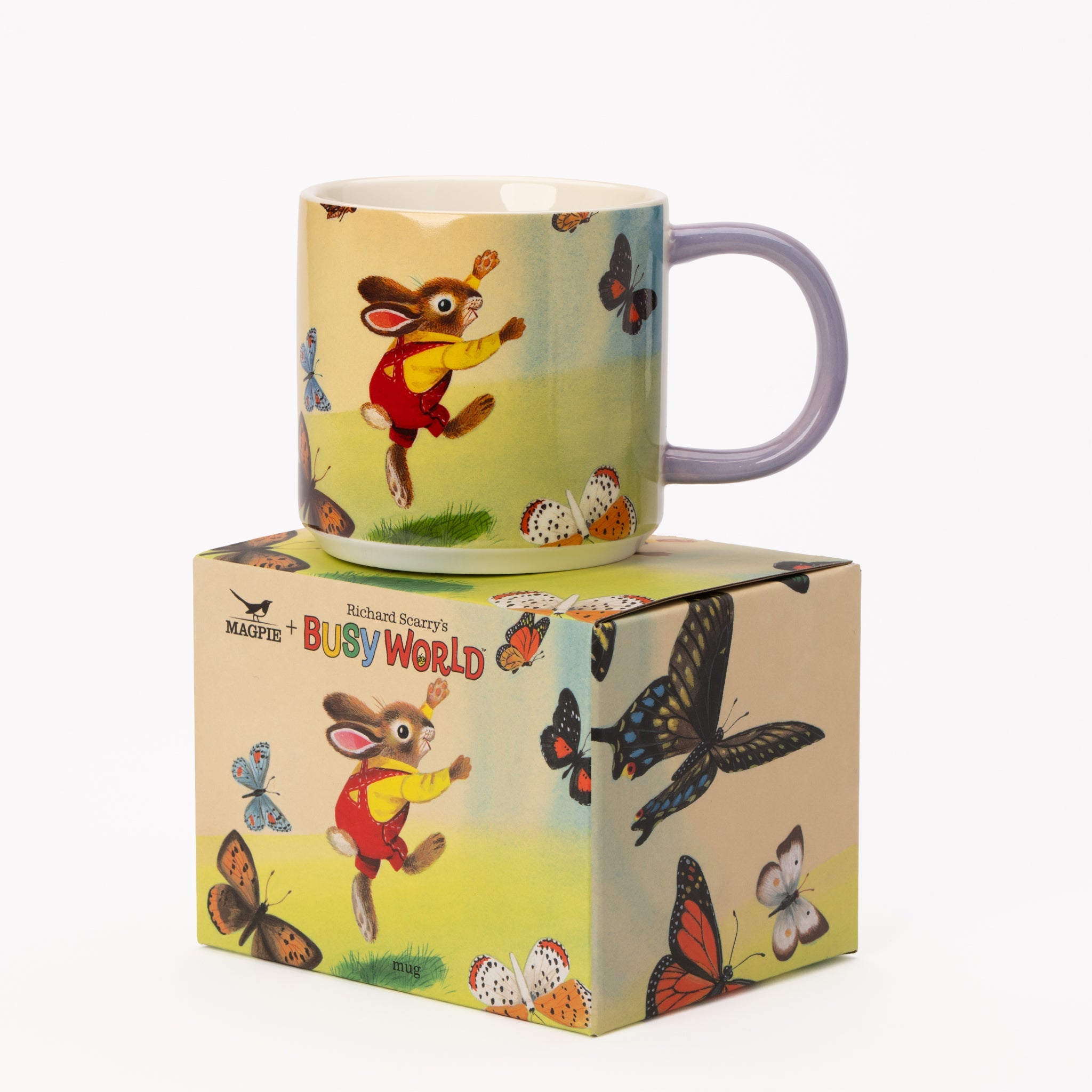Magpie x Richard Scarry I am a Bunny Butterfly Mug