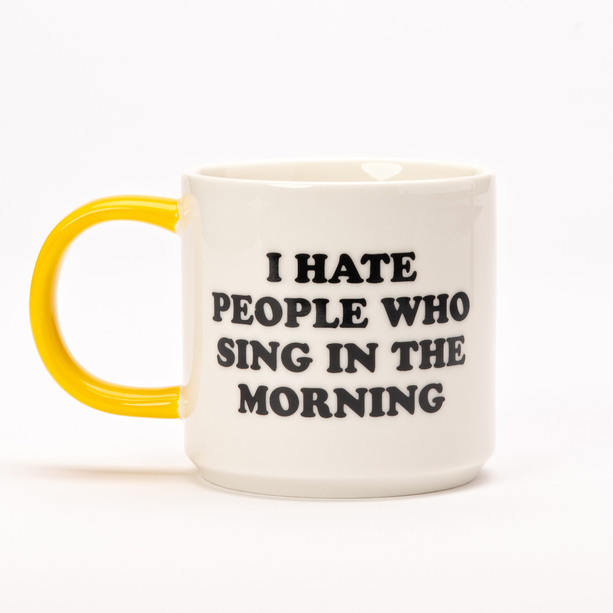 Peanuts Mug I Hate People Who Sing in the Morning