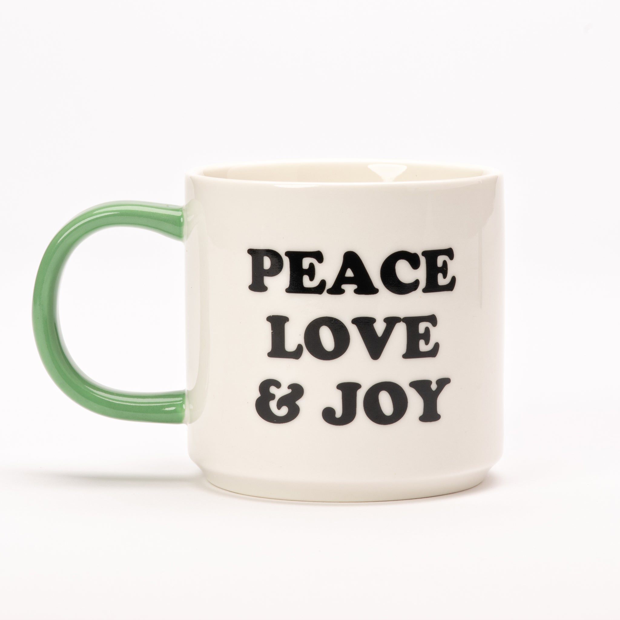 Peanuts Mug Peace Love Joy