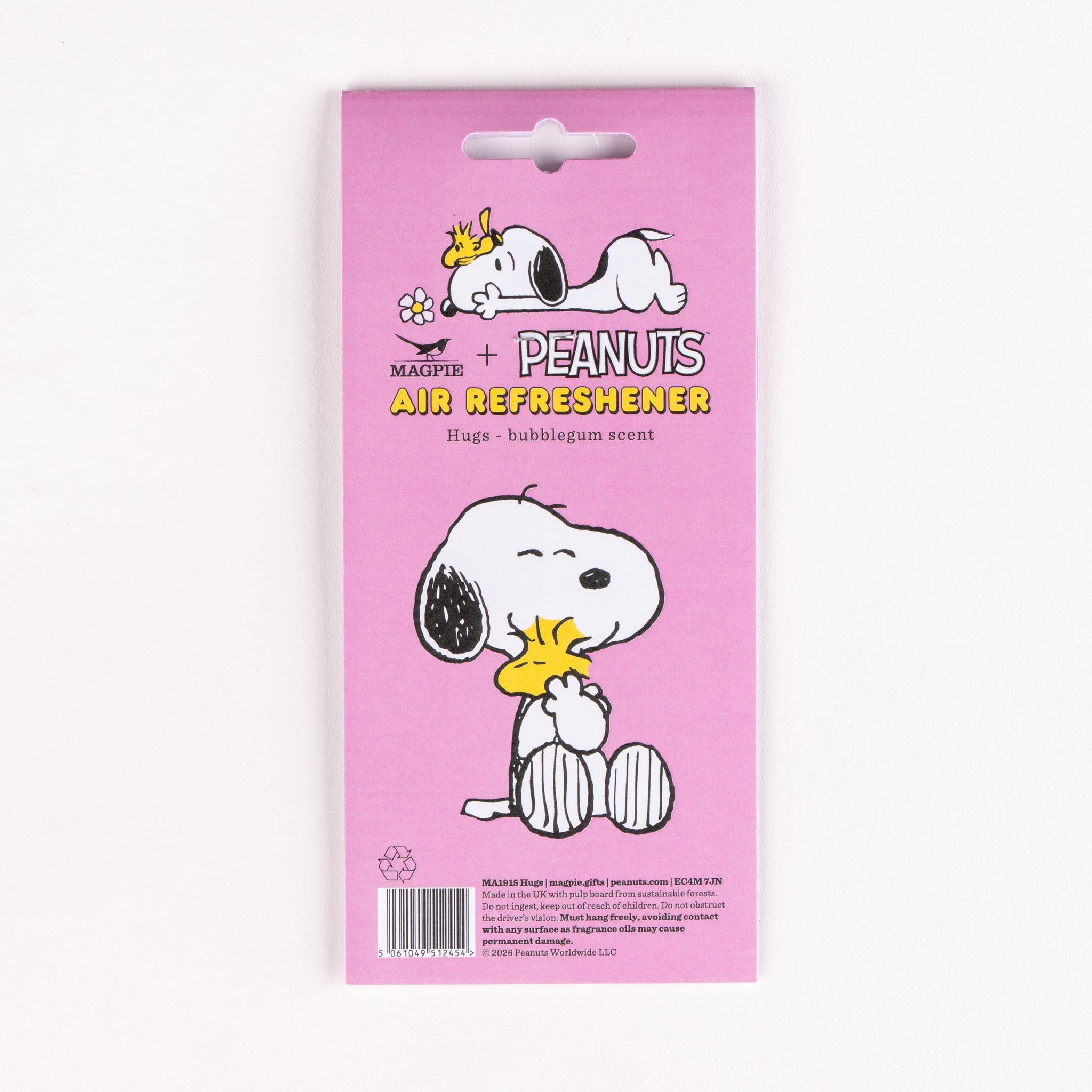 Peanuts Air Refreshener Hugs