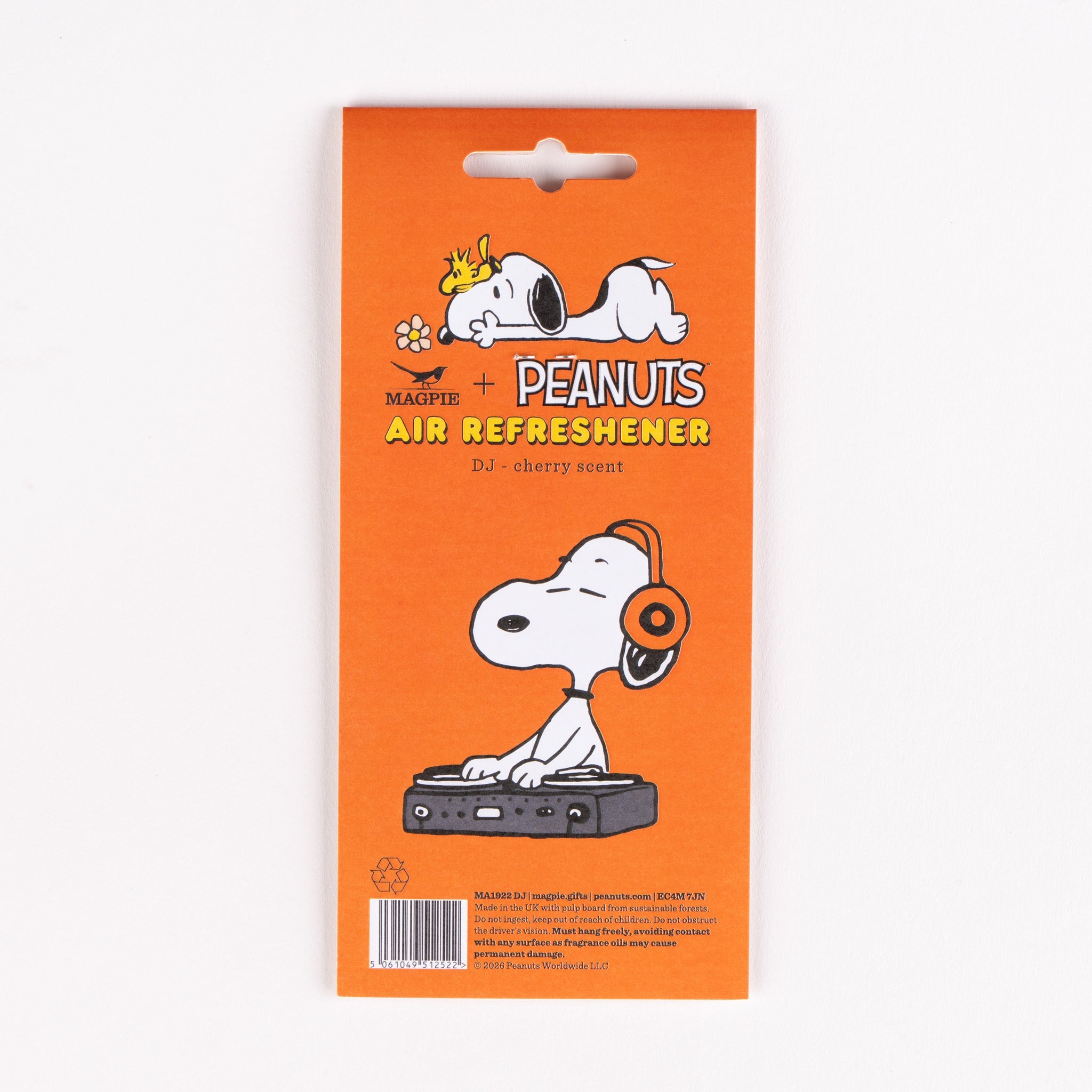 Peanuts Air Refreshener DJ