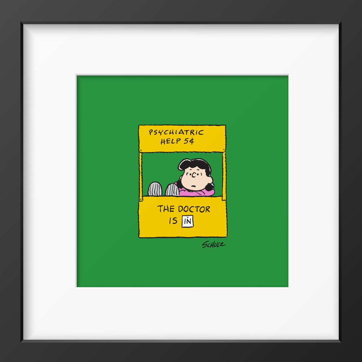 Peanuts Help Framed Print