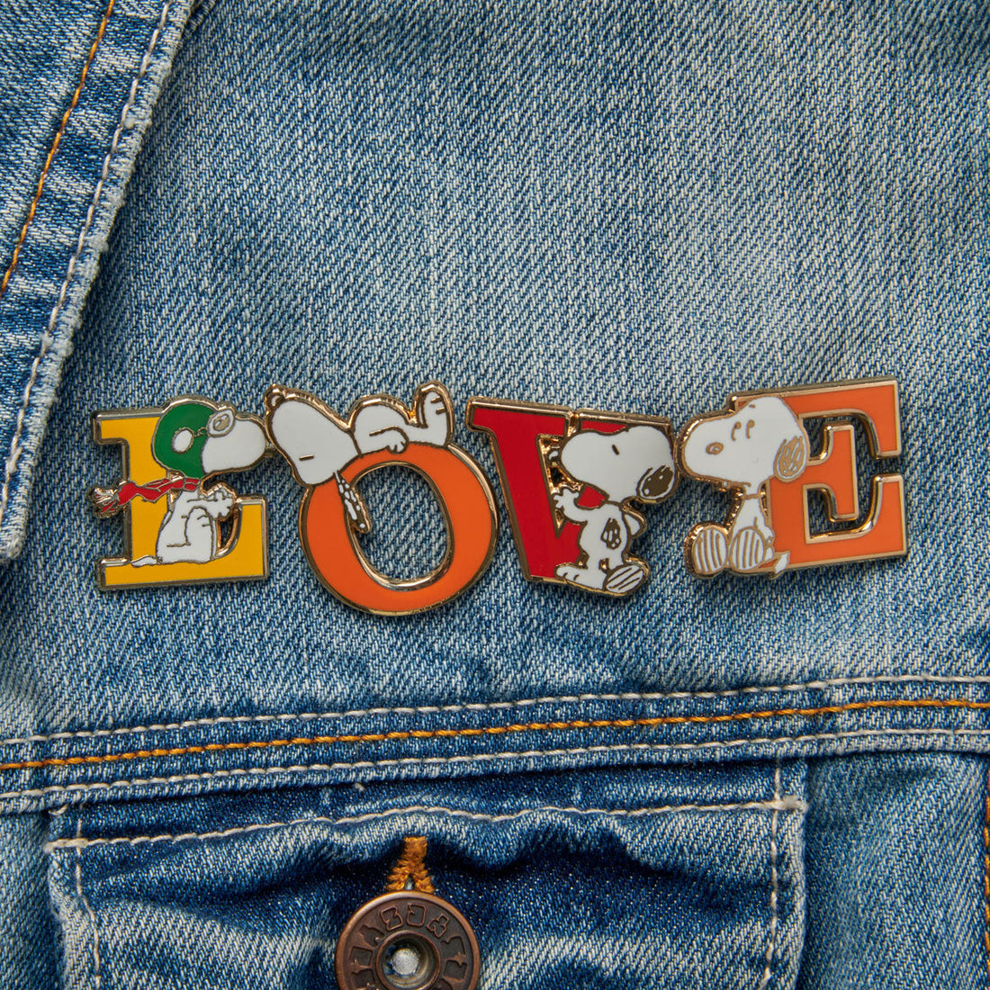 Peanuts Alphabet Pin - B