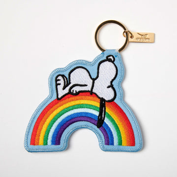 Magpie x Peanuts Key Charm Rainbow