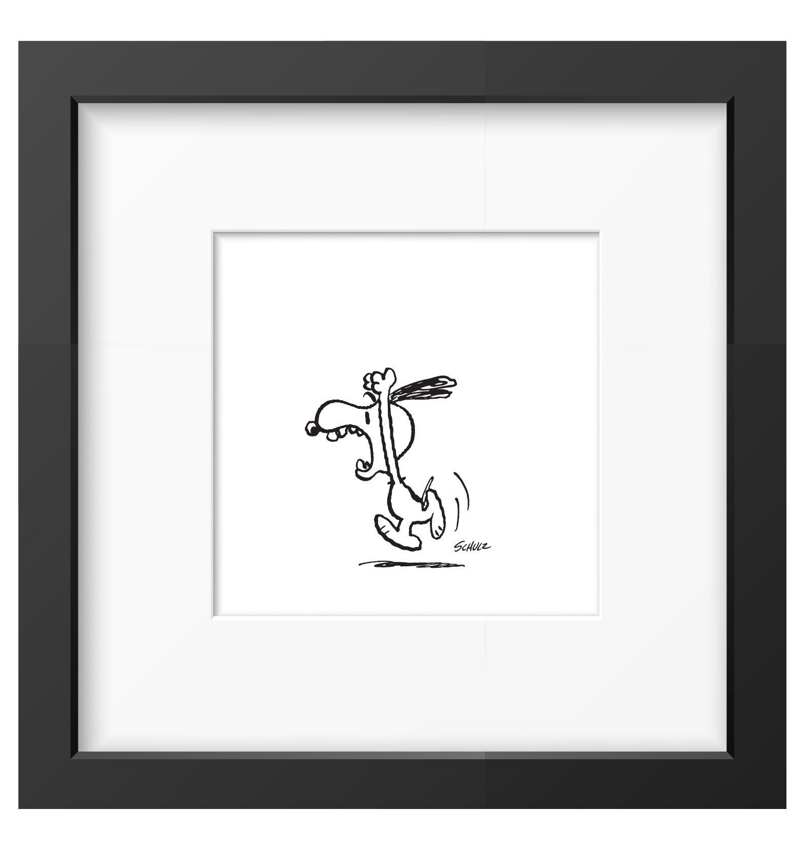 Peanuts Bite Me Framed Print