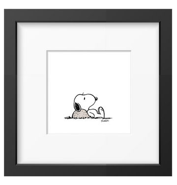 Peanuts Nope Framed Print