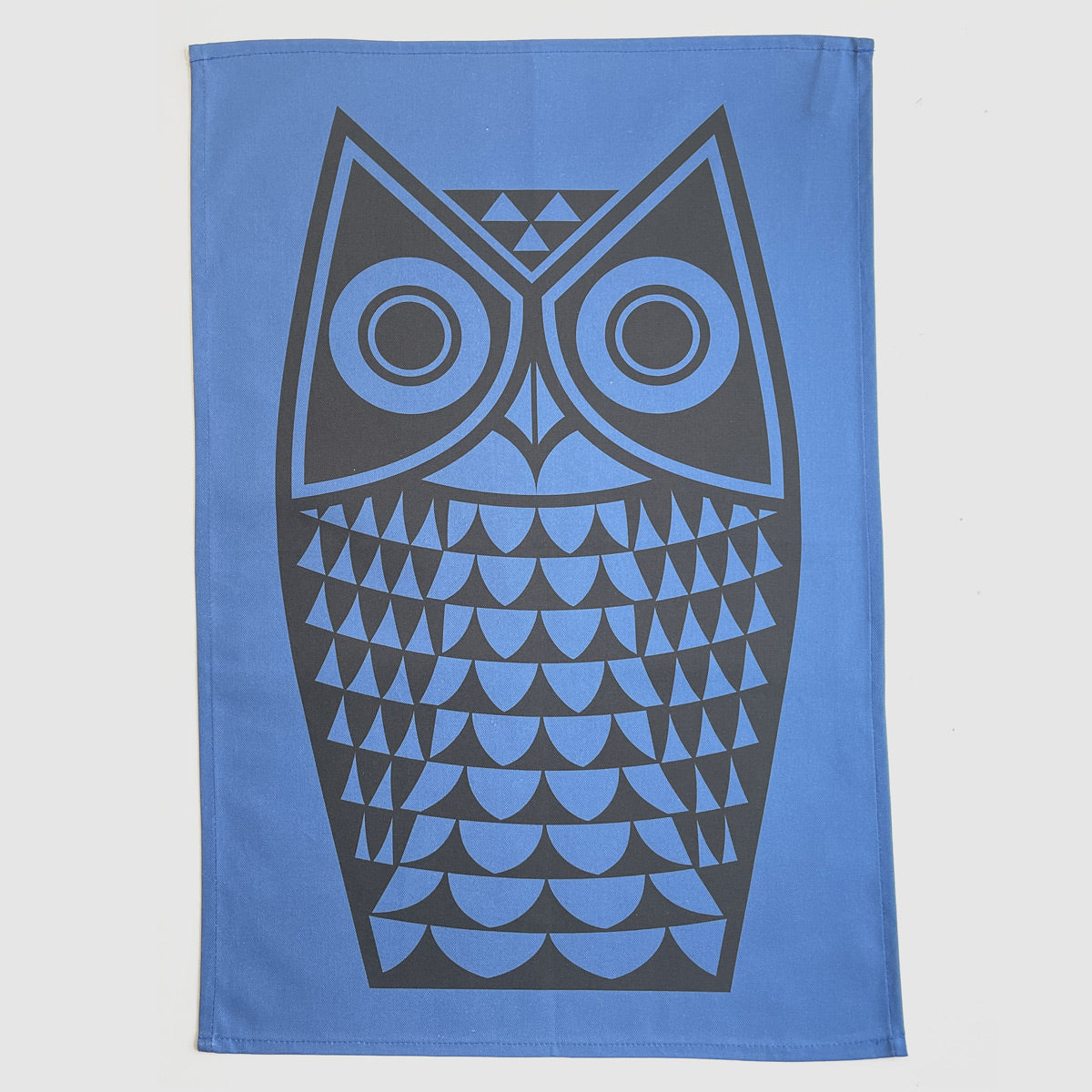 Magpie x Hornsea Owl Tea Towel - Blue
