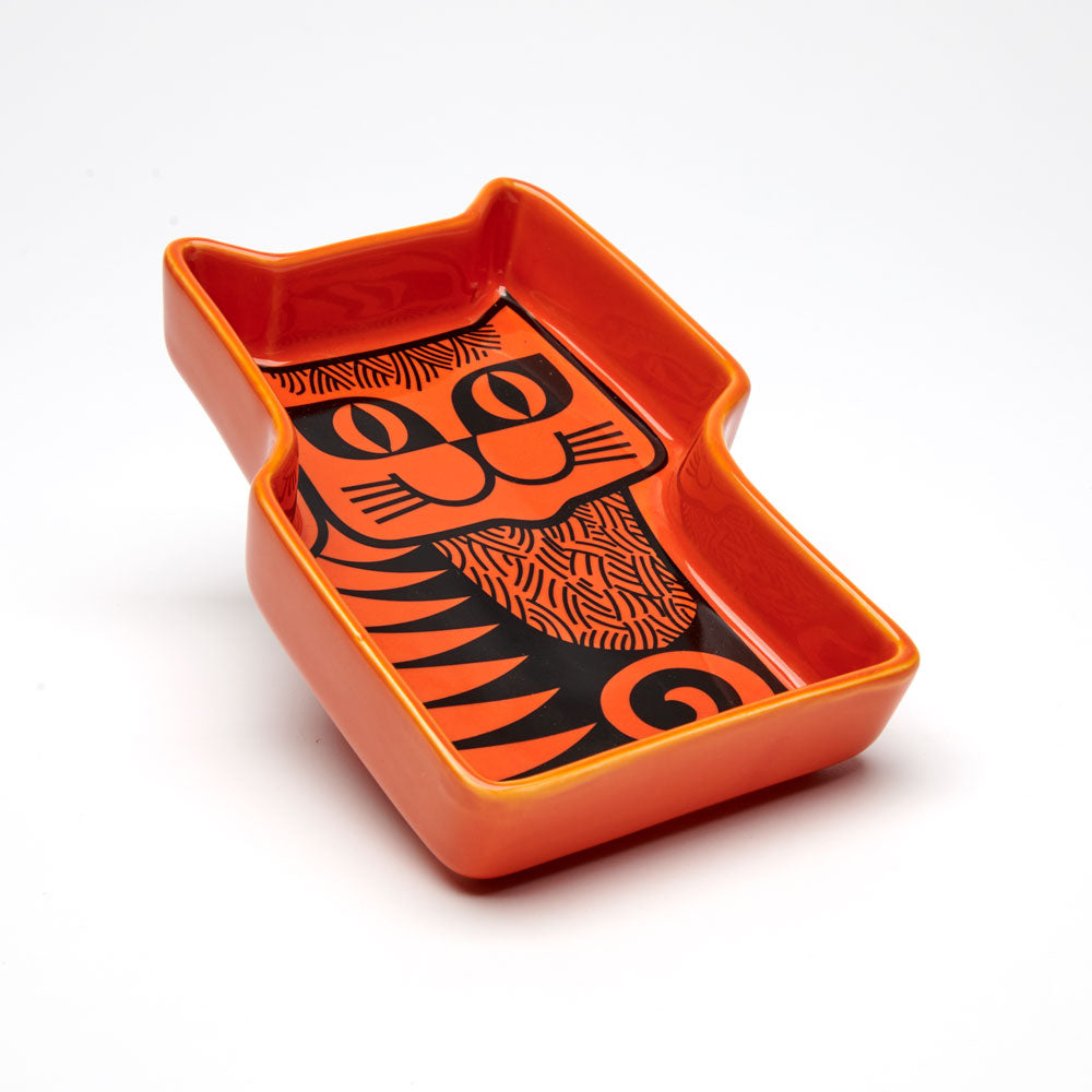 Magpie x Hornsea Cat Trinket Dish - Orange