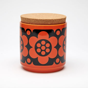 Magpie x Hornsea Mini Pot -  Geo Flower Orange