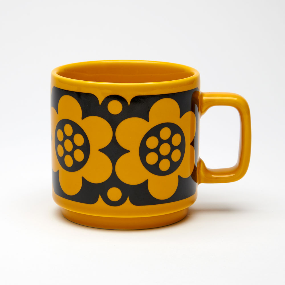 Magpie x Hornsea Mug - Geo Flower Yellow