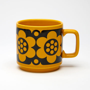 Magpie x Hornsea Mug - Geo Flower Yellow