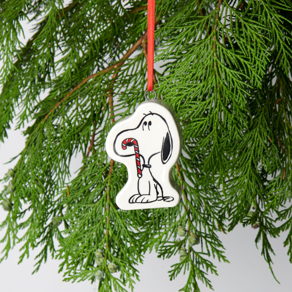 Peanuts Bauble Candy Cane