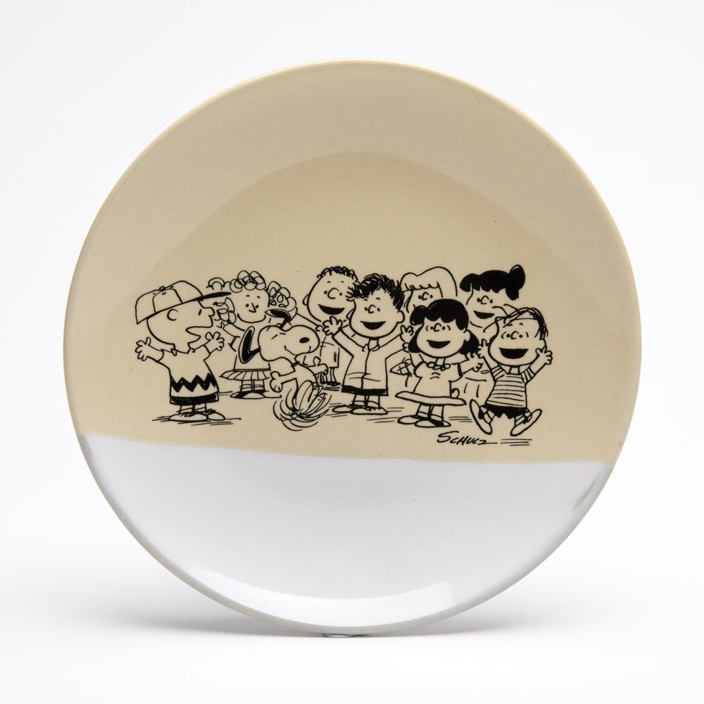 Peanuts Stoneware Platter Gang