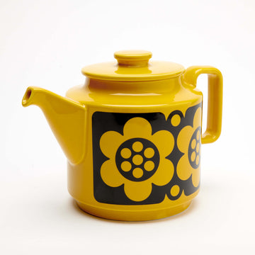 Magpie x Hornsea Teapot Geo Flower Yellow