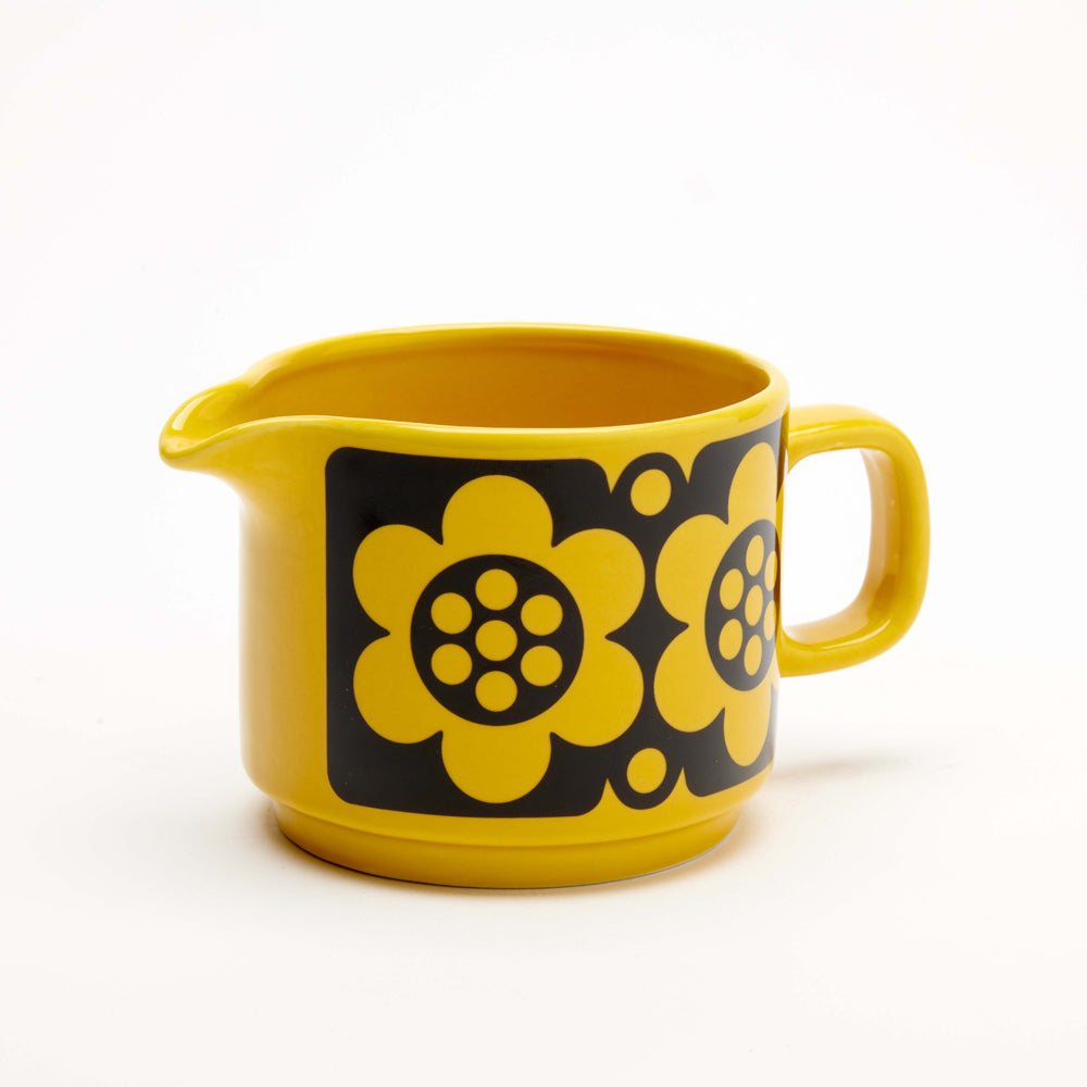 Magpie x Hornsea Jug Geo Flower Yellow