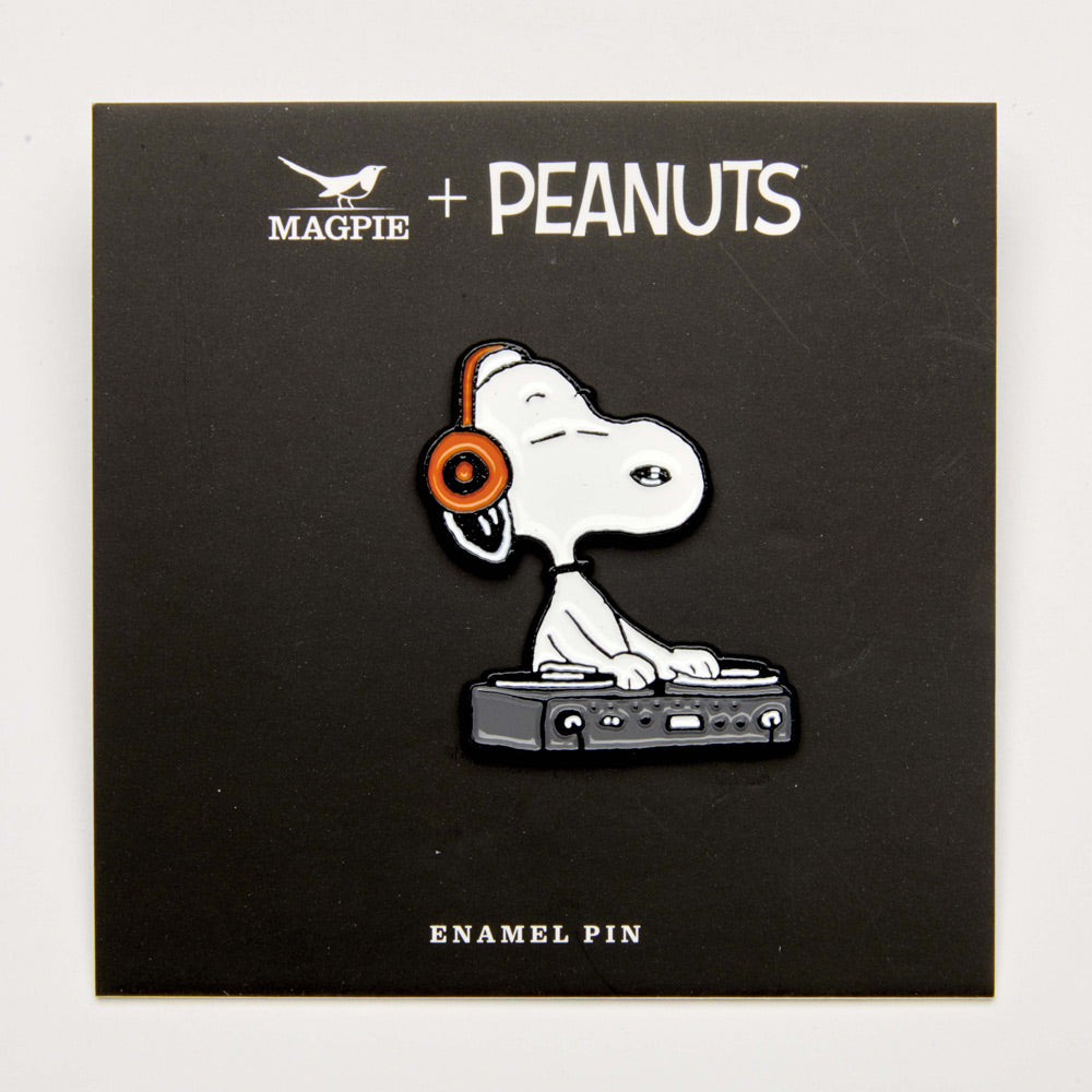 Peanuts Music is Life Enamel Pin - DJ