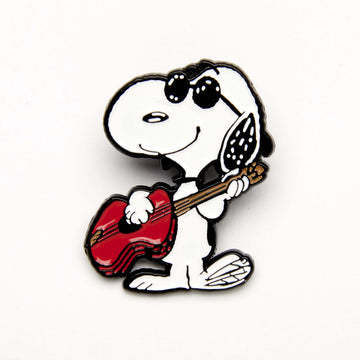 Peanuts Music is Life Enamel Pin - Guitar