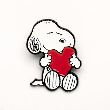 Peanuts Give Hugs Enamel Pin - Heart