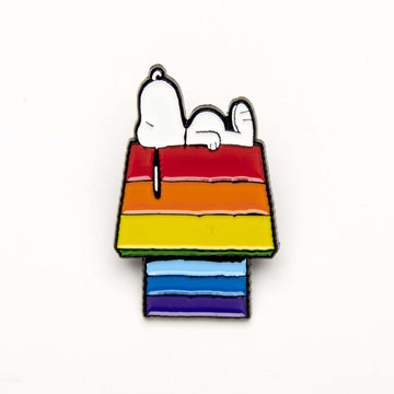 Peanuts Good Vibes Enamel Pin - Rainbow House