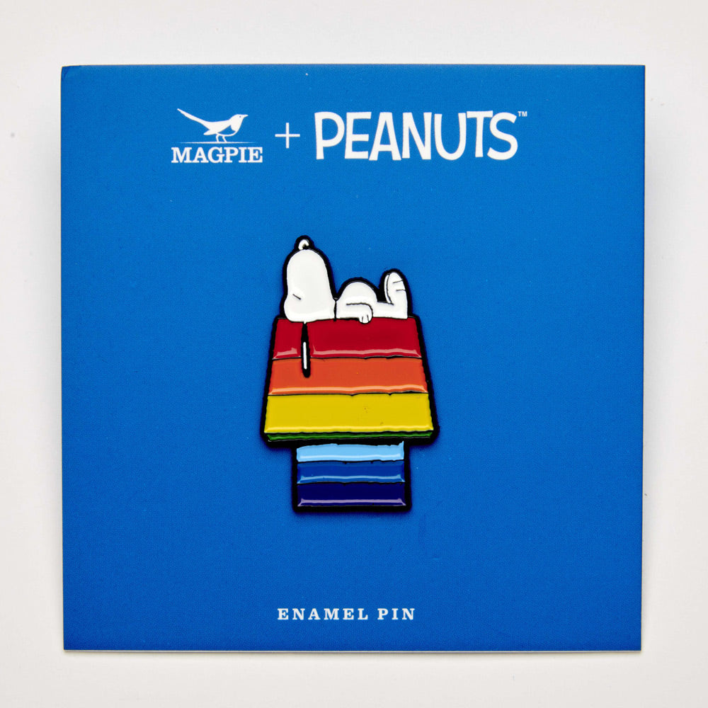 Peanuts Good Vibes Enamel Pin - Rainbow House