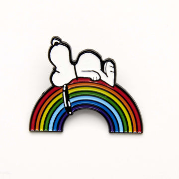 Peanuts Good Vibes Enamel Pin - Rainbow