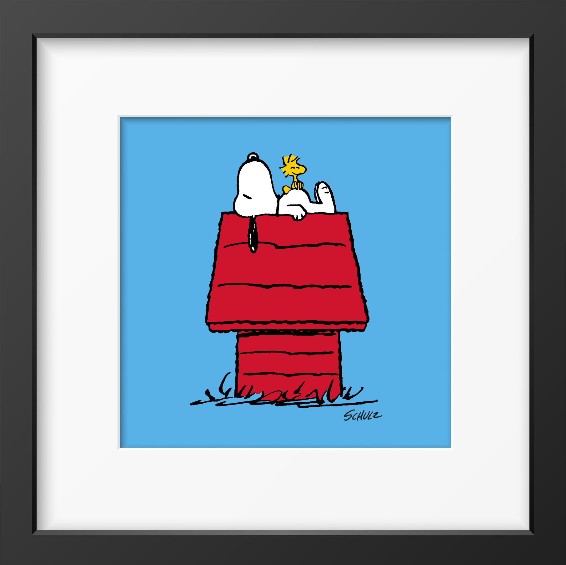 Peanuts House Framed Print
